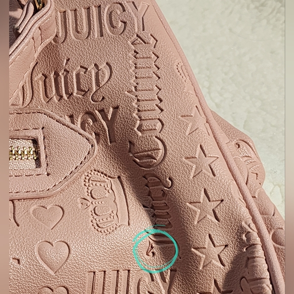 Juicy Couture Pink Taffy Daydreamer satchel. - Picture 15 of 15